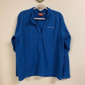 Merrell 1/2 Zip Pullover Blue - Size Large